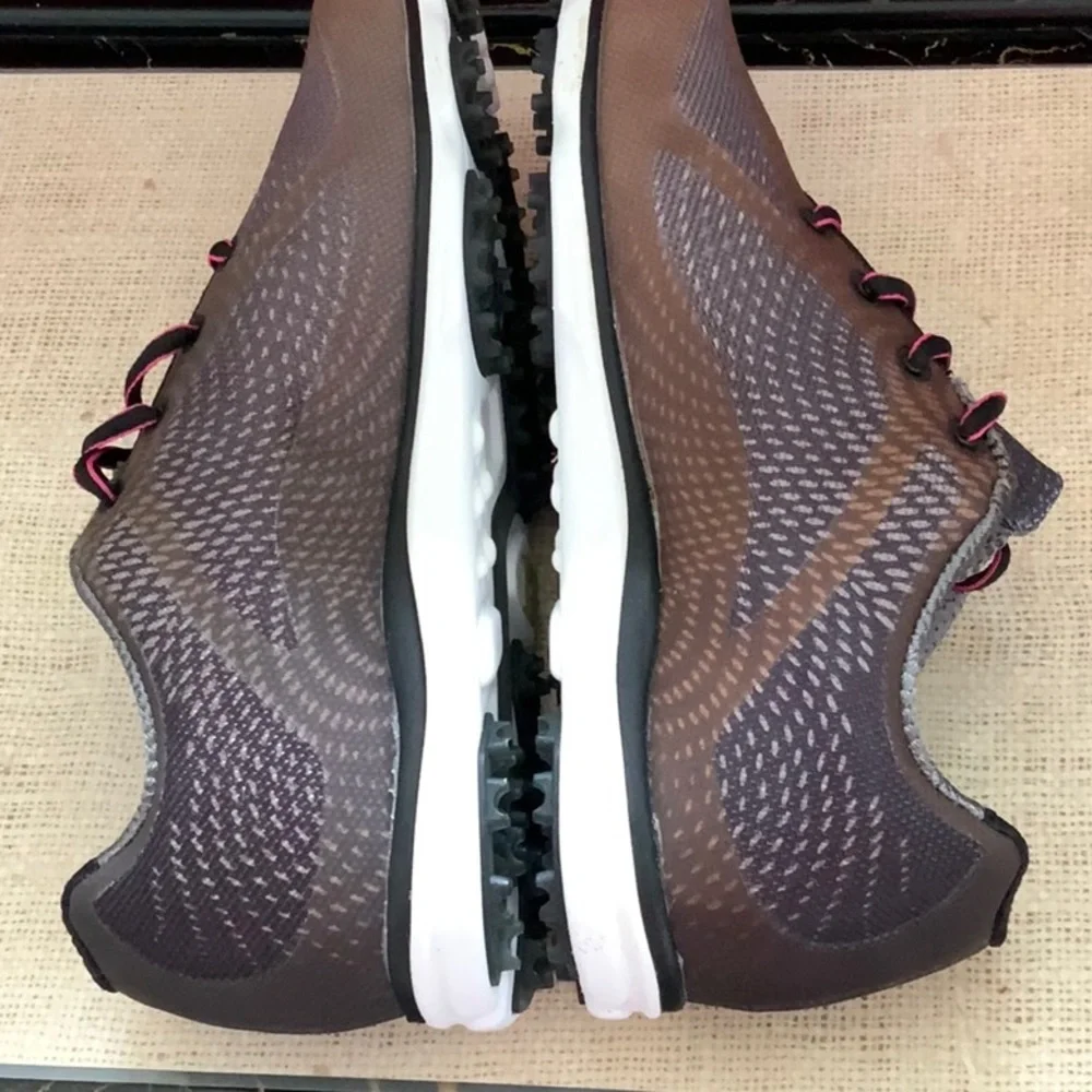 FootJoy Brown and Pink Women’s Golf Sneakers